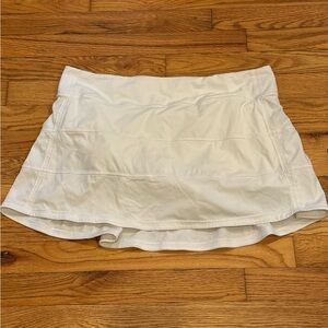 Lululemon Pace Rival Long White Skirt